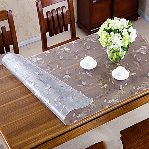 Tischfolie 1.5mm Transparent,Klar Tischdecke Tischschutz Schutzfolie weich PVC Kunststoffplatte,Einseitig Matt,Keine Blasenbildung,für Glastisch & Hochglanzlack neu im Sortiment (70x120cm(28x47in)) von LLPEIJIE026