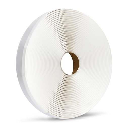 LLPT Butyl-Klebeband | 3mm×13mm×10M | ichtband selbstklebend | Wasserdichtes Klebeband | Reparatur-klebeband | Ideal für RV-Fenster Bootsabdichtung und EPDM-Dächer(WST053) | Weiß | 1er-Pack von LLPT