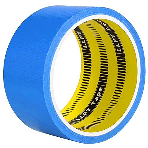 LLPT Klebeband Gewebeband Hochwertiges Farbiges Klebeband Geeignet für DIY Handwerk Dekoration für den Innen- und Außenbereich, 1 Rollen 50MM x 9M Blau (DT601BL) von LLPT