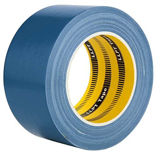 LLPT Klebeband Gewebeband Premium-Qualität 60 mm x 30 m x 0,23 mm Rückstandsfreier, Starker Klebstoff Farbe Dunkelblau (DT249) von LLPT