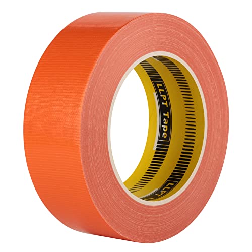 LLPT Klebeband Panzertape Gewebeband Panzerband Premium-Qualität 40MM*30M*0.28MM Leicht reißbar Rückstandsfrei Starker Kleber Farbe Orange (DT410) von LLPT