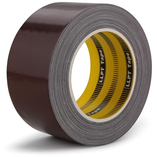 LLPT Klebeband Panzertape Gewebeband Premium-Qualität | Rückstandsfreier | Starker Klebstoff Farbe Dunkelbraun (DT254) | 60 mm x 30 m x 0,23 mm von LLPT