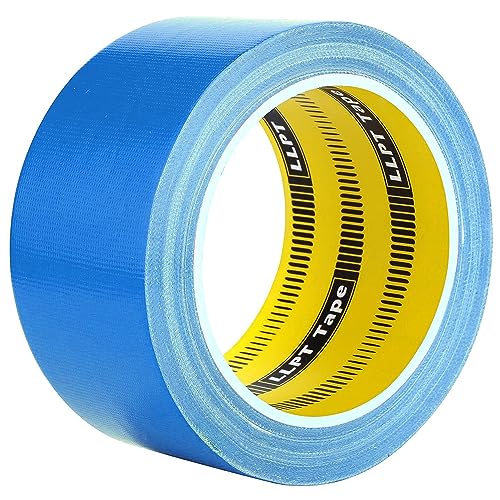 LLPT Klebeband Panzertape Gewebeklebeband | Farbiges Klebeband Geeignet für DIY Handwerk Dekoration für den Innen- und Außenbereich | 1 Rollen 50MM x 14M | Blau (DT501BL) von LLPT