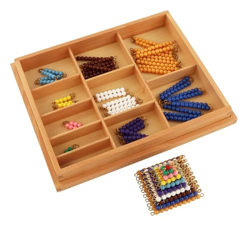 LLTCMYGS Mathematisches Perlenset Lernmaterialien, Montessori Kurze Perlen-Multiplikationsstäbchen LLTCMYGS Mathematisches Perlenset Lernmaterialien, Montessori Kurze Perlen-Multiplikationsstäbchen von LLTCMYGS