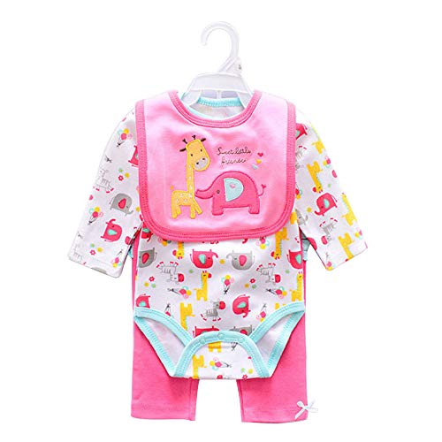LLX Mode Neugeborenes Baby Kleidung Reborn Baby Mädchen Puppe Kleidung Für 20-22 Zoll 50-55 cm Puppe Geschenke,K von LLX
