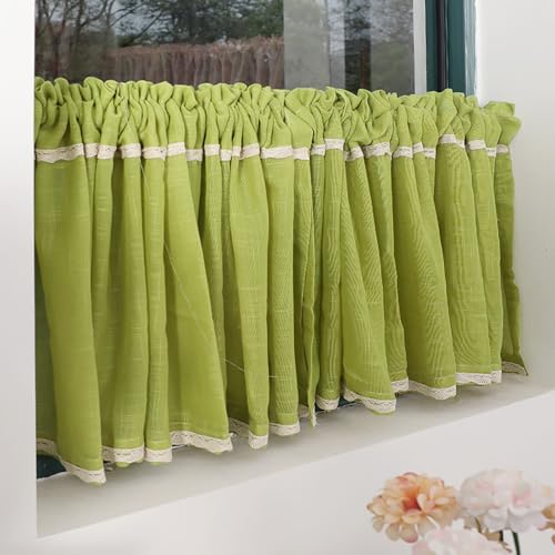 Bistrogardine Modern Scheibengardinen Blickdicht Küchen Gardinen Einfarbige Küchenvorhang Gaze Kurz Küche Modern Kurzgardinen Kurzstores Kurzstore Gardinen Für Küche Cafe Zimmer Fensterdeko ( Color : Bistrogardine Modern Scheibengardinen Blickdicht Küchen Gardinen Einfarbige Küchenvorhang Gaze Kurz Küche Modern Kurzgardinen Kurzstores Kurzstore Gardinen Für Küche Cafe Zimmer Fensterdeko ( Color : von LLYLAFDC