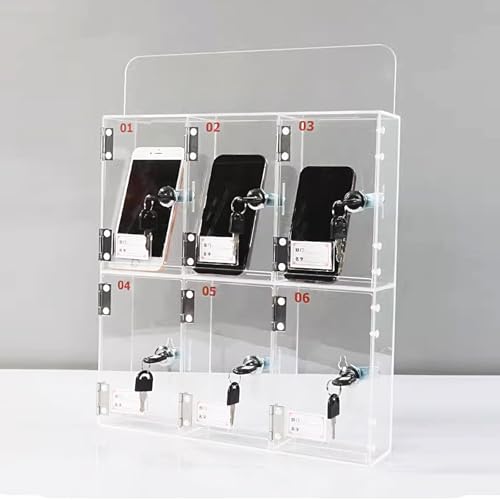 Handygarage, Acryl Handy handy safe für Mitarbeiter, Büro, Klassenzimmer, Fitnessstudio(20) von LLZJDDPLY