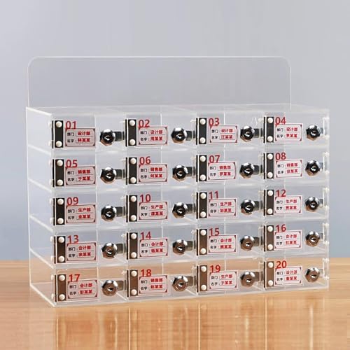 Handygarage für das Klassenzimmer, Acryl handy safe zur Wandmontage, für das Schulfabrikbüro(60) von LLZJDDPLY