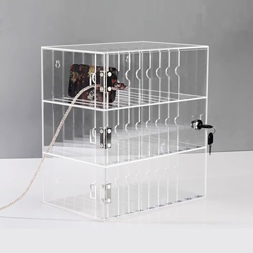 LLZJDDPLY Handygarage, Transparente handy safe, Wand montierter Handyschrank für die Büro, Schul, Klassenzimmer und Fabrik(90) von LLZJDDPLY