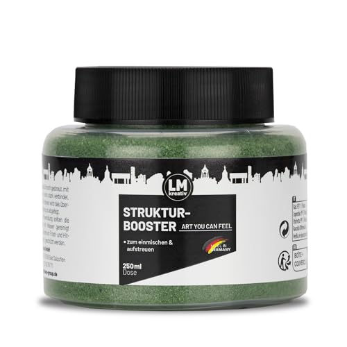 LM Strukturbooster 300g - Grasgrün - Ermöglicht in LM Strukturpaste fein & Smooth bis zu 2 cm und höhere Strukturen. Perfekt für greifbare 3D Textureffekte. Optimal bis Mischverhältnis von 1:1 LM Strukturbooster 300g - Grasgrün - Ermöglicht in LM Strukturpaste fein & Smooth bis zu 2 cm und höhere Strukturen. Perfekt für greifbare 3D Textureffekte. Optimal bis Mischverhältnis von 1:1 von LM-Kreativ