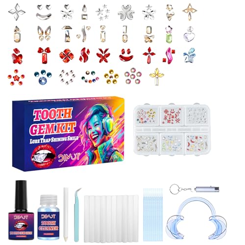 LMDGDS Zahnschmuck – Zahnstein Kit mit Diamant-Effekt, Tooth Gem kit Für ein strahlendes Lächeln(Serie C) von LMDGDS