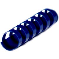 100 LMG Kunststoffbinderücken blau für 25 Blatt von LMG