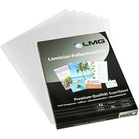 100 LMG Fast-Foil Laminierfolien glänzend für A4 125 micron von LMG