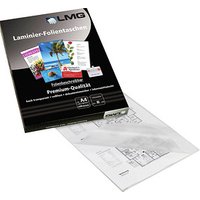 100 LMG Laminierfolien glänzend für A4 80 micron von LMG
