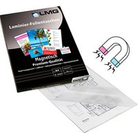 3 LMG Magnetic Pouches Laminierfolien glänzend für A4 75 micron von LMG