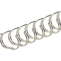 LMG Drahtbinderücken silber für 100 Blatt, 50 St. von LMG
