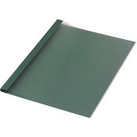 50 LMG Thermo-Bindemappen dunkelgrün Leinenkarton für 40 - 55 Blatt von LMG