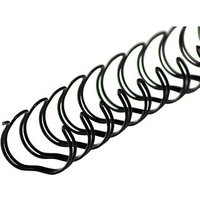 LMG Drahtbinderücken schwarz für 100 Blatt, 50 St. von LMG