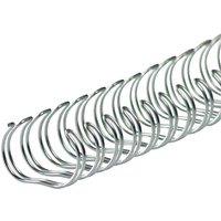 LMG Drahtbinderücken silber für 100 Blatt, 50 St. von LMG