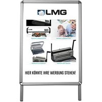 LMG Kundenstopper silber DIN A1 2 Fächer LMG Kundenstopper silber DIN A1 2 Fächer von LMG