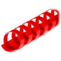LMG Kunststoffbinderücken rot für 145 Blatt, 100 St. von LMG