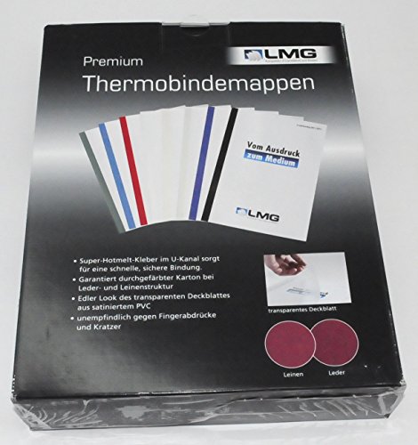 LMG Thermomappen rot 3mm 50 Stück Lederstruktur LMG Thermomappen rot 3mm 50 Stück Lederstruktur von LMG