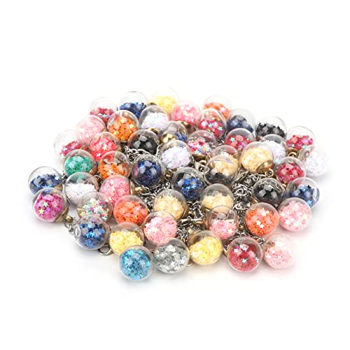 Dreadlocks Quasten Glaskugel Modische klare DIY Halskette Armband Ohrring Schmuck für Partys Hochzeiten Bankette von LMHHMIN