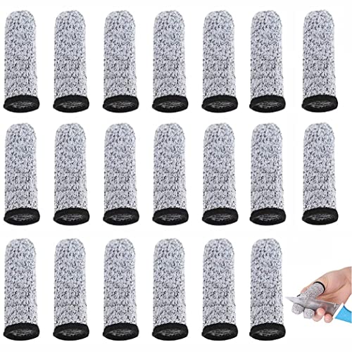 LMOOON 20 Stück Fingerschutz Rutschfest Fingerlinge Handschuh Daumenschutz Fingerlinge Schnittfester Schutz Handschuhe Finger Ärmel Finger Abdeckung Für Küche, Arbeit, Skulptur, Rutschfest LMOOON 20 Stück Fingerschutz Rutschfest Fingerlinge Handschuh Daumenschutz Fingerlinge Schnittfester Schutz Handschuhe Finger Ärmel Finger Abdeckung Für Küche, Arbeit, Skulptur, Rutschfest von LMOOON