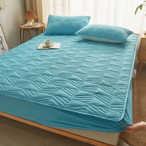 Spannbettlaken-Set, 3er-Pack, 120 x 200 cm, mit extra tiefer Tasche, bis 30 cm, weiches und dehnbares Bettlaken für ein Spannbettlaken-Set, 3er-Pack, 120 x 200 cm, mit extra tiefer Tasche, bis 30 cm, weiches und dehnbares Bettlaken für ein von LMRJHAZ
