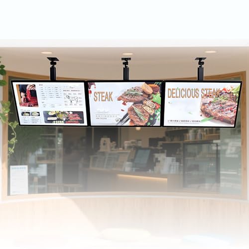 LED-Hinterleuchtete Restaurant-Speisetafel 500×600mm(19.69×23.62in) Einstellbarer Winkel & Position Schneller Wechsel Des Motivs LED-Leuchtkasten mit Ultradünnem Rahmen 3pcs von LMzythrop