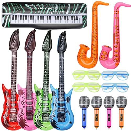 Aufblasbare Gitarre Saxophon Mikrofon Ballons Musikinstrument Ballons Foto Booth Props, Rock Star Ballons Party Supplies Bevorzugungen Dekorationen Zubehör Geburtstagsfest Karneval Geschenk Aufblasbare Gitarre Saxophon Mikrofon Ballons Musikinstrument Ballons Foto Booth Props, Rock Star Ballons Party Supplies Bevorzugungen Dekorationen Zubehör Geburtstagsfest Karneval Geschenk von LNCOJOLM