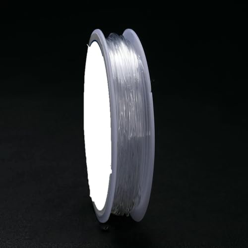 0,5–1,5 mm elastische Kordel, transparenter elastischer Faden zur Schmuckherstellung, DIY-Armband, Halskette, Perlenzubehör, 1,0 mm x 5 Meter, 1 Rolle 0,5–1,5 mm elastische Kordel, transparenter elastischer Faden zur Schmuckherstellung, DIY-Armband, Halskette, Perlenzubehör, 1,0 mm x 5 Meter, 1 Rolle von LNHBZ