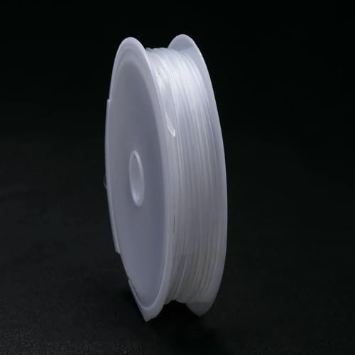 0,5–1,5 mm elastische Kordel, transparenter elastischer Faden zur Schmuckherstellung, DIY-Armband, Halskette, Perlenzubehör, 1,2 mm x 3,0 Meter, 1 Rolle 0,5–1,5 mm elastische Kordel, transparenter elastischer Faden zur Schmuckherstellung, DIY-Armband, Halskette, Perlenzubehör, 1,2 mm x 3,0 Meter, 1 Rolle von LNHBZ