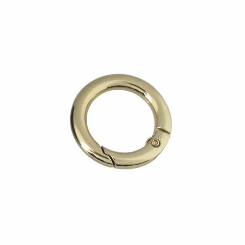 1 x O-Ring mit Federtor, Legierung, zu öffnender Schlüsselanhänger, Lederhandwerk, Tasche, Gürtelschnalle, Schnappverschluss, Clip-Anschluss, DIY-Zubehör, Innendurchmesser 17 mm, Hel 1 x O-Ring mit Federtor, Legierung, zu öffnender Schlüsselanhänger, Lederhandwerk, Tasche, Gürtelschnalle, Schnappverschluss, Clip-Anschluss, DIY-Zubehör, Innendurchmesser 17 mm, Hel von LNHBZ