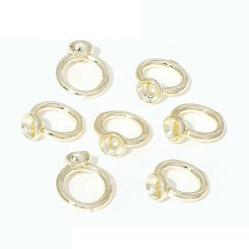10/20 Stück 18 Karat vergoldete Quetschperlen für Schmuck, Quetschperlenhülle, Perlenspitze Kugelkettenverbinder, DIY-Zubehör, Quetschperlen-Endperle-14 Karat Echtgold plattiert_b 10/20 Stück 18 Karat vergoldete Quetschperlen für Schmuck, Quetschperlenhülle, Perlenspitze Kugelkettenverbinder, DIY-Zubehör, Quetschperlen-Endperle-14 Karat Echtgold plattiert_b von LNHBZ