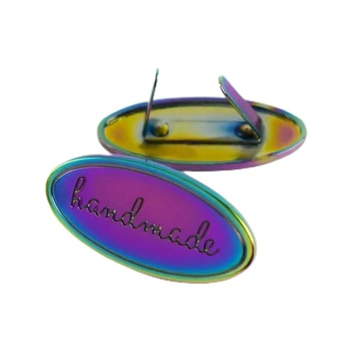 10/30 Stück handgefertigte Metalltaschenetiketten, Dornschließe, handgefertigter Einsteckverschluss, Gurtband, Dekor, Anhänger, Knopf, DIY-Hardware-Zubehör, 30 Stück, BF786, farbig 10/30 Stück handgefertigte Metalltaschenetiketten, Dornschließe, handgefertigter Einsteckverschluss, Gurtband, Dekor, Anhänger, Knopf, DIY-Hardware-Zubehör, 30 Stück, BF786, farbig von LNHBZ