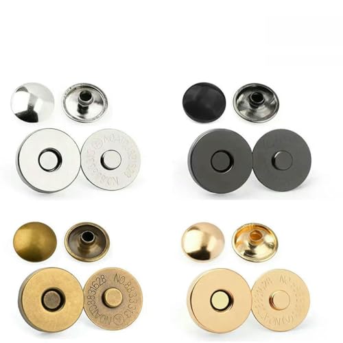 10 Sets Metall-Doppelnieten-Magnetverschlüsse, Knöpfe, Verschluss, Taschendruckschnalle, Geldbörsen, Handtaschen, Kleidung, DIY-Zubehör, 14,0 mm, 18 mm, 10 Sets, 10 Sets Metall-Doppelnieten-Magnetverschlüsse, Knöpfe, Verschluss, Taschendruckschnalle, Geldbörsen, Handtaschen, Kleidung, DIY-Zubehör, 14,0 mm, 18 mm, 10 Sets, von LNHBZ