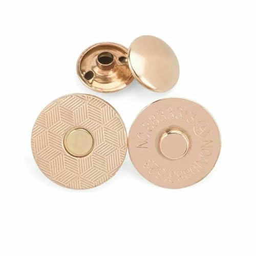 10 Sets Metall-Doppelnieten-Magnetverschlüsse, Knöpfe, Verschluss, Taschenpresse, Schnalle, Geldbörse, Handtasche, Kleidung, DIY, 14/18 mm, Dünn, Gold, 14,0 mm 10 Sets Metall-Doppelnieten-Magnetverschlüsse, Knöpfe, Verschluss, Taschenpresse, Schnalle, Geldbörse, Handtasche, Kleidung, DIY, 14/18 mm, Dünn, Gold, 14,0 mm von LNHBZ