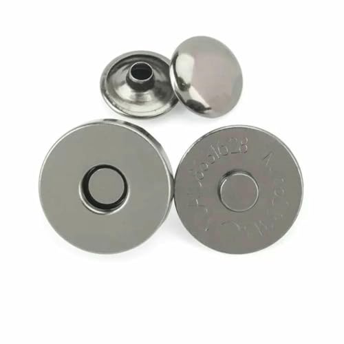 10 Sets Metall-Doppelnieten-Magnetverschlüsse, Knöpfe, Verschluss, Taschenpresse, Schnalle, Geldbörse, Handtasche, Kleidung, DIY, 14/18 mm, dick, schwarz, 18 mm 10 Sets Metall-Doppelnieten-Magnetverschlüsse, Knöpfe, Verschluss, Taschenpresse, Schnalle, Geldbörse, Handtasche, Kleidung, DIY, 14/18 mm, dick, schwarz, 18 mm von LNHBZ