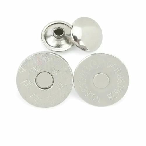 10 Sets Metall-Doppelnieten-Magnetverschlüsse, Knöpfe, Verschluss, Taschenpresse, Schnalle, Geldbörse, Handtasche, Kleidung, DIY, 14/18 mm, dünnes Silber, 14,0 mm 10 Sets Metall-Doppelnieten-Magnetverschlüsse, Knöpfe, Verschluss, Taschenpresse, Schnalle, Geldbörse, Handtasche, Kleidung, DIY, 14/18 mm, dünnes Silber, 14,0 mm von LNHBZ