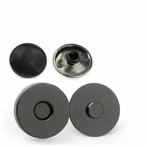 10 Sets Metall-Doppelnieten-Magnetverschlüsse, Knöpfe, Verschluss, Taschenpresse, Schnalle, Geldbörsen, Handtaschen, Kleidung, DIY-Zubehör, 14,0 mm, 18 mm, 10 Sets, Gun Black, 18 mm 10 Sets Metall-Doppelnieten-Magnetverschlüsse, Knöpfe, Verschluss, Taschenpresse, Schnalle, Geldbörsen, Handtaschen, Kleidung, DIY-Zubehör, 14,0 mm, 18 mm, 10 Sets, Gun Black, 18 mm von LNHBZ