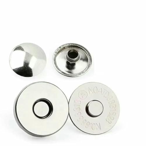 10 Sets Metall-Doppelnieten-Magnetverschlüsse, Knöpfe, Verschluss, Taschenpresse, Schnalle, Geldbörsen, Handtaschen, Kleidung, DIY-Zubehör, 14,0 mm, 18 mm, 10 Sets, Silber, 14,0 mm 10 Sets Metall-Doppelnieten-Magnetverschlüsse, Knöpfe, Verschluss, Taschenpresse, Schnalle, Geldbörsen, Handtaschen, Kleidung, DIY-Zubehör, 14,0 mm, 18 mm, 10 Sets, Silber, 14,0 mm von LNHBZ