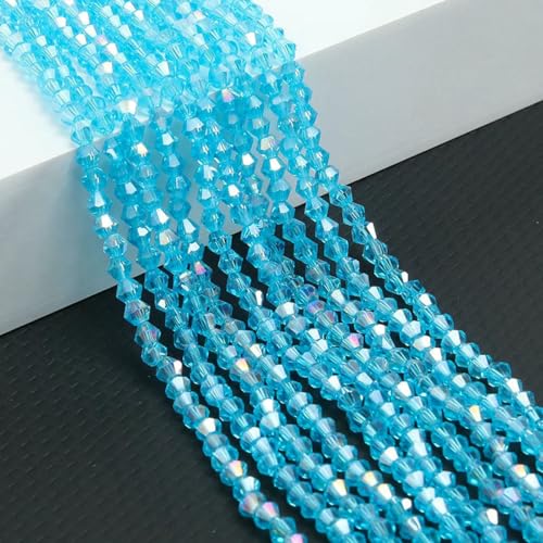 10 Stränge Bicone-Kristallglasperlen, 4,0 mm facettierte Kristallperlen-Anhänger für DIY-Armbandringe, Schmuckherstellungsset, AB Himmelblau, 10 Stränge, 10 Stränge, 4,0 mm 10 Stränge Bicone-Kristallglasperlen, 4,0 mm facettierte Kristallperlen-Anhänger für DIY-Armbandringe, Schmuckherstellungsset, AB Himmelblau, 10 Stränge, 10 Stränge, 4,0 mm von LNHBZ