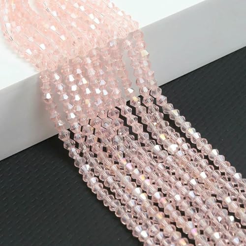 10 Stränge Bicone-Kristallglasperlen, 4,0 mm facettierte Kristallperlen-Anhänger für DIY-Armbandringe, Schmuckherstellungsset, AB-Pink, 10 Stränge, 10 Stränge, 4,0 mm 10 Stränge Bicone-Kristallglasperlen, 4,0 mm facettierte Kristallperlen-Anhänger für DIY-Armbandringe, Schmuckherstellungsset, AB-Pink, 10 Stränge, 10 Stränge, 4,0 mm von LNHBZ