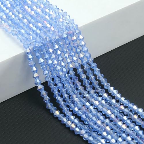 10 Stränge Bicone-Kristallglasperlen, 4,0 mm facettierte Kristallperlen-Anhänger für DIY-Armbandringe, Schmuckherstellungsset, AB hellblau, 10 Stränge, 10 Stränge, 4,0 mm 10 Stränge Bicone-Kristallglasperlen, 4,0 mm facettierte Kristallperlen-Anhänger für DIY-Armbandringe, Schmuckherstellungsset, AB hellblau, 10 Stränge, 10 Stränge, 4,0 mm von LNHBZ