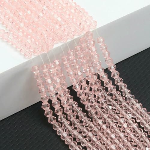 10 Stränge Bicone-Kristallglasperlen, 4,0 mm facettierte Kristallperlen-Anhänger für DIY-Armbandringe, Schmuckherstellungsset, rosa, 10 Stränge, 10 Stränge, 4,0 mm 10 Stränge Bicone-Kristallglasperlen, 4,0 mm facettierte Kristallperlen-Anhänger für DIY-Armbandringe, Schmuckherstellungsset, rosa, 10 Stränge, 10 Stränge, 4,0 mm von LNHBZ