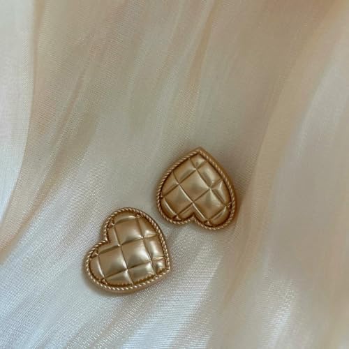 10 Stück/Los Kreative herzförmige Metallknöpfe Damenbekleidung Gold Hand Nähzubehör Hemd Dekorativer Knopf-Nebelgold-18mm 10 Stück/Los Kreative herzförmige Metallknöpfe Damenbekleidung Gold Hand Nähzubehör Hemd Dekorativer Knopf-Nebelgold-18mm von LNHBZ