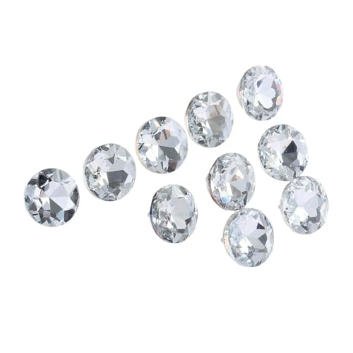 10 Stück 14/16/18/22 mm Diamant-Kristallglas-Polsterknöpfe, dekorative Nägel, Reißnägel, Nieten zum Basteln, für Sofa-, Wand- und Möbelteile, 14,0 mm 10 Stück 14/16/18/22 mm Diamant-Kristallglas-Polsterknöpfe, dekorative Nägel, Reißnägel, Nieten zum Basteln, für Sofa-, Wand- und Möbelteile, 14,0 mm von LNHBZ
