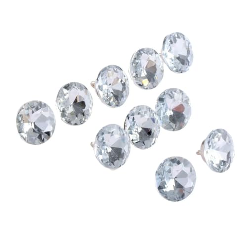 10 Stück 14/16/18/22 mm Diamant-Kristallglas-Polsterknöpfe, dekorative Nägel, Reißnägel, Nieten zum Basteln, für Sofa-, Wand- und Möbelteile, 16 mm 10 Stück 14/16/18/22 mm Diamant-Kristallglas-Polsterknöpfe, dekorative Nägel, Reißnägel, Nieten zum Basteln, für Sofa-, Wand- und Möbelteile, 16 mm von LNHBZ