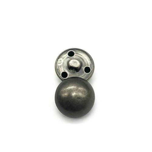 10 Stück 15/18/20/23/25 mm goldfarbene Metallknöpfe, Kleidungsstück, Mantel, Nähzubehör, Knöpfe zum Basteln von Kleidung, Nr. 12–25 mm von LNHBZ